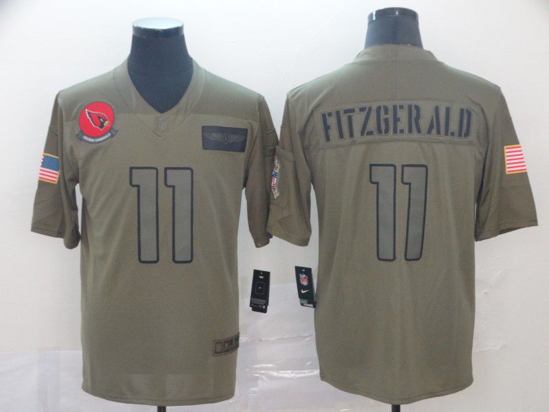 Men Arizona Cardinals #11 Fitzgerald Nike Camo 2019 Salute to Service Limited NFL Jerseys->arizona cardinals->NFL Jersey
